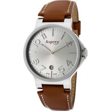 Asprey of London Watches 'NO.8' Men's Silver Metallic Dial Quartz Watc