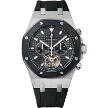 Audemars Piguet Men's Royal Oak Black Dial Watch 26377SK.OO.D002CA.01