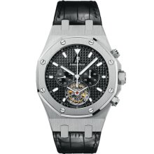 Audemars Piguet Men's Royal Oak Black Dial Watch 25977ST.OO.1205ST.02