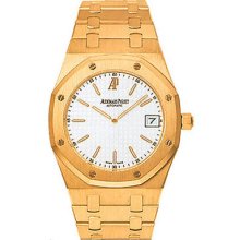 Audemars Piguet Watches Royal Oak Men's Automatic 18K Yellow Gold Whit