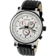 August Steiner Men's White Dial Quartz Chronograph Watch (August Steiner Swiss Chronograph Men's Watch)
