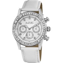 August Steiner Silver-tone Ladies Watch AS8018SSW