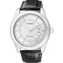 AW1031-06B - Citizen Eco-Drive WR 50m Elegant Leather Multi Date Display Watch