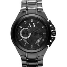 AX Armani Exchange Men's Black Stainless Steel Bracelet Watch Men's