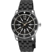 Azzaro Men s Coastline Swiss Made Quartz Rubber Strap Watch