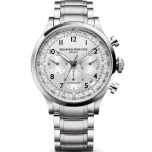 Baume & Mercier Men's Capeland Silver Dial Watch MOA10064