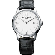 Baume & Mercier Men's Classima Executive White Dial Watch MOA08485
