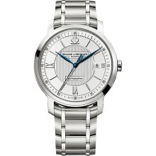 Baume & Mercier Men's Classima Executive Silver Guilloche Dial Watch