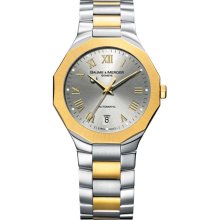 Baume & Mercier Men's Riviera Silver Dial Watch MOA08717