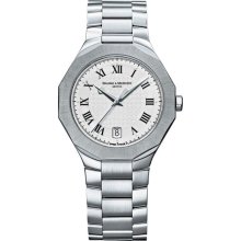 Baume & Mercier Men's Riviera Silver Dial Watch MOA08593