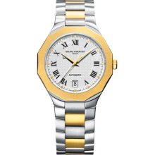 Baume & Mercier Men's Riviera White Dial Watch MOA08598