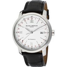 Baume & Mercier Watches Men's (XL) Classima Automatic White Dial Black
