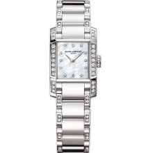 Baume & Mercier Women's Diamant White Dial Watch MOA08792