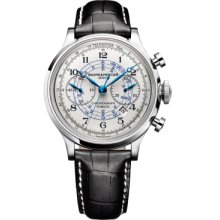 Baume and Mercier Capeland White Dial Chronograph Mens Watch MOA10006