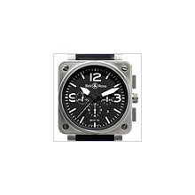 Bell & Ross Aviation BR 01-94 Steel Mens Watch BR0194-BL-ST