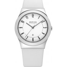 Bering Time 32235-354 Ceramic White Calfskin Watch Rrp Â£159