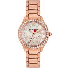 Betsey Johnson Mini Rose Gold Boyfriend Watch - Rose Gold