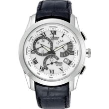 BL8000-03A (BL8001-01A) - Citizen Eco-Drive Perpetual Calendar Cal. 8700 Leather Gents Watch