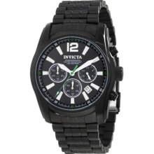 Black Stainless Steel 44mm Specialty Chronograph Timepiece