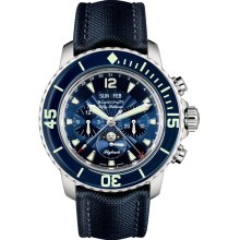 Blancpain Fifty Fathoms Complete Calendar Chrono Watch 5066F-1140-52B