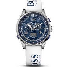 BOSS by Hugo Boss - '1512801' | White Silicon Strap Watch