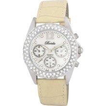 Breda Women's Victoria Watch in Cream with Pearl Dial