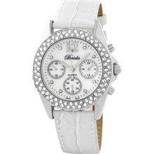 Breda Women's Victoria Watch in Gun / White