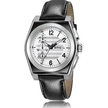 Breil Escape Men's Chronograph Black Leather Strap TW1070 Watch
