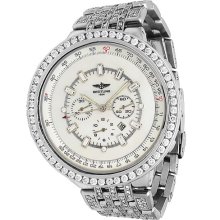 Breitling 1884 Navitimer Diamond Mens Watch 22.00 Ctw