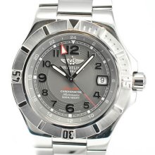 Breitling A32370 Aeromarine Colt Gmt+ Silver Dial Steel Automatic Men's Watch