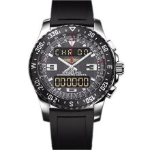 Breitling Airwolf Slate Dial Mens Watch A7836438-F539BKLT