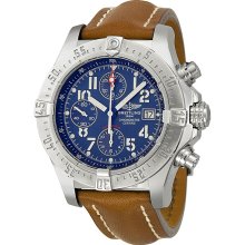 Breitling Avenger Skyland Automatic Blue Dial Brown Leather Mens Watch A1338012-C732BRLT