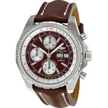 Breitling Bentley GT Racing Chronograph Automatic Burgundy Dial Mens Watch A1336313-K506