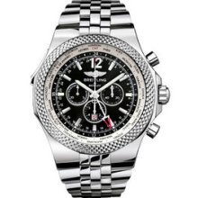 Breitling For Bentley GMT Steel Watch