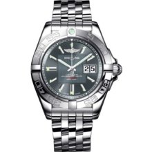 Breitling Galactic 41 Grey Dial Mens Watch A49350L2-F549SS