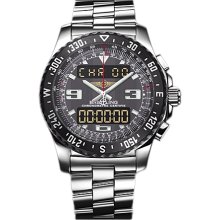 Breitling Men's AirWolf Raven Silver Dial Watch A7836423.F539