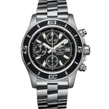 Breitling Men's Chrono Superocean Black Dial Watch A1334102.BA84.134A