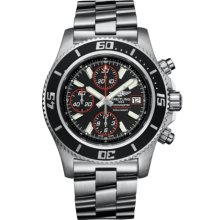 Breitling Men's Chrono Superocean Black Dial Watch A1334102.BA81.134A