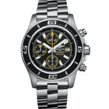Breitling Men's Chrono Superocean Black Dial Watch A1334102.BA82.134A