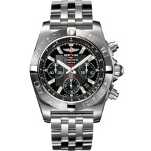 Breitling Men's Chronomat Black Dial Watch AB011010.BB08.377A