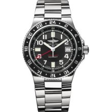 Breitling Men's Superocean Black Dial Watch A3238011.BA38.148A