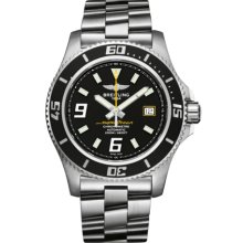 Breitling Men's Superocean Black Dial Watch A1739102.BA78.134A