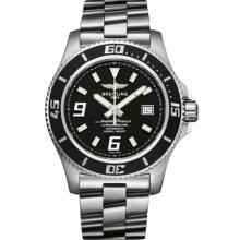 Breitling Men's Superocean Black Dial Watch A1739102.BA77.134A