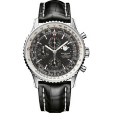 Breitling Navitimer 1461 Chronograph Automatic Black Dial Mens Watch A1937012-BA57