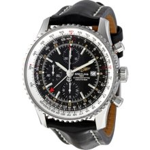 Breitling Navitimer World Watch Black Analog Dial A2432212-B726BKLT