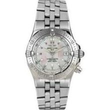 Breitling Starliner Mother Of Pearl Dial Stainless Steel Ladies Watch