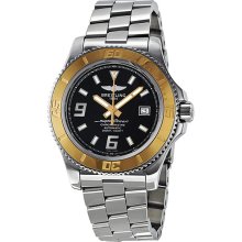 Breitling Superocean 44 Automatic Black Dial Stainless Steel Mens Watch C1739112-BA77