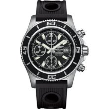 Breitling Superocean Chronograph II Abyss White A1334102/BA84-leather-brown-tang