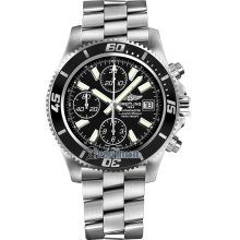 Breitling Superocean Chronograph II Black Dial Steel Automatic Me ...