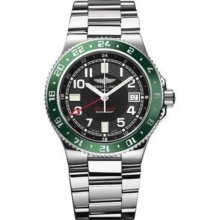 Breitling Superocean Chronograph M2000 Superocean Leather Strap A73310A8/BB75-superocean-leather-black-and-green-tang